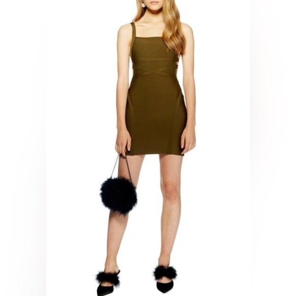 TopShop Bandage Dress Size 4 - Picture 1 of 7